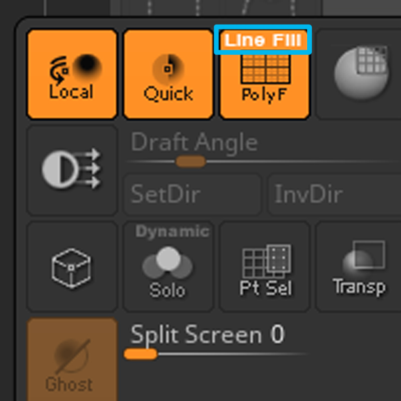 zbrush cant scroll to polyf button